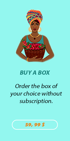 Subscription box offer of African products.